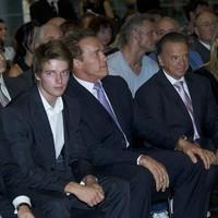 Arnold Schwarzenegger attends the Arnold Classic Europe 2011 party | Picture 97478